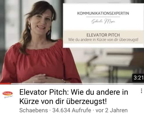 Elevator Pitch Video mit Gabriela Meyer