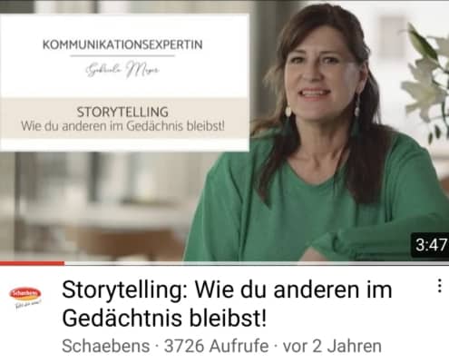 Kommunikationsexpertin Gabriela Meyer zu Storytelling